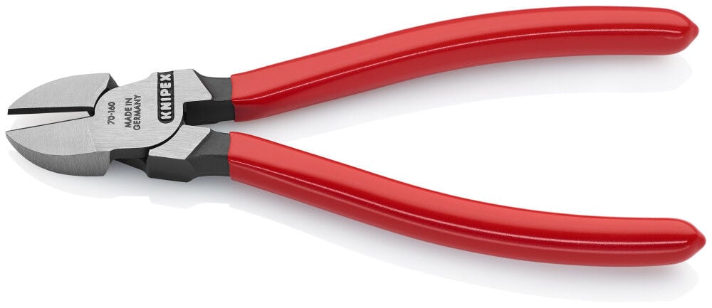 Knipex 6-1/4 Inch Diagonal Cutters with Plastic Handle, large image number 2