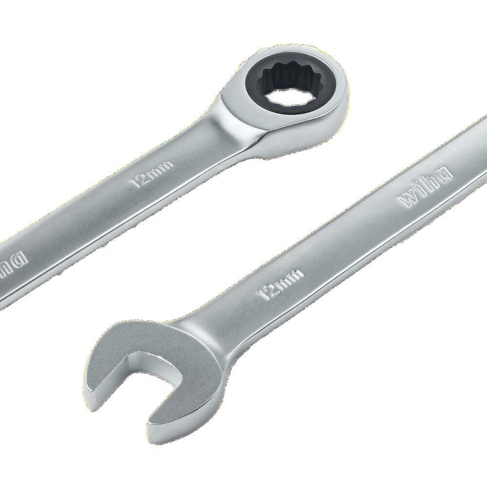 Wiha Combination Ratchet Wrench Set Metric 7pc, large image number 4
