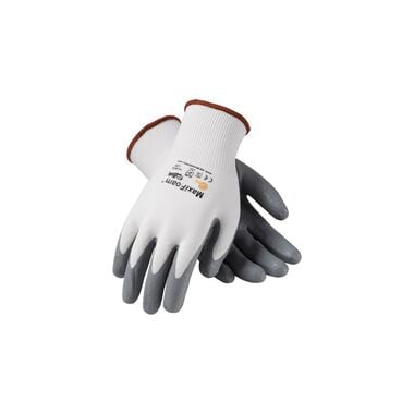 Protective Industrial Products Gloves White MaxiFoam Premium Seamless Knit Nylon XL 12 Pairs of Gloves, large image number 1
