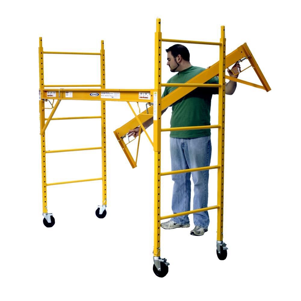 Werner 6 Ft. Steel Rolling Scaffold, large image number 2