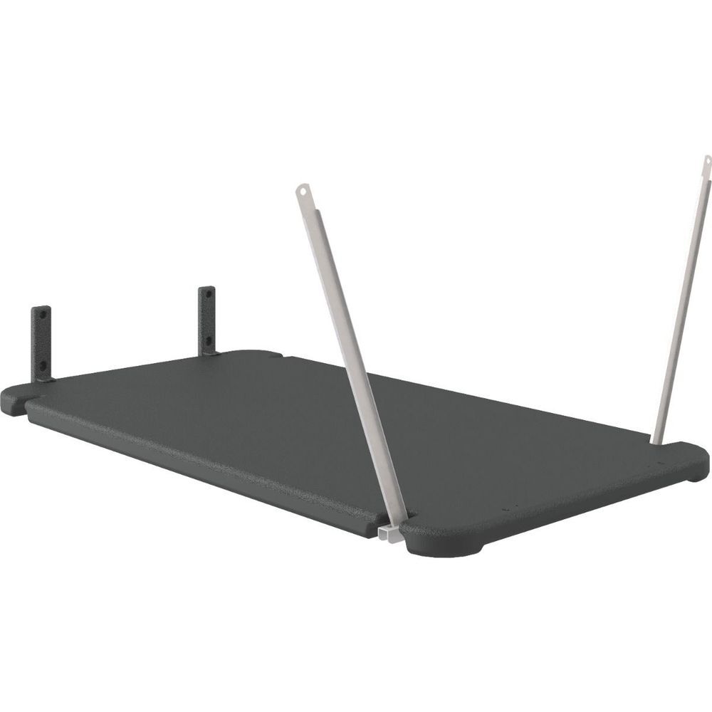 Suncast 45 Inch x 24 Inch x 1.5 Inch 40 Lbs Shed Loft Shelf, Black, large image number 1