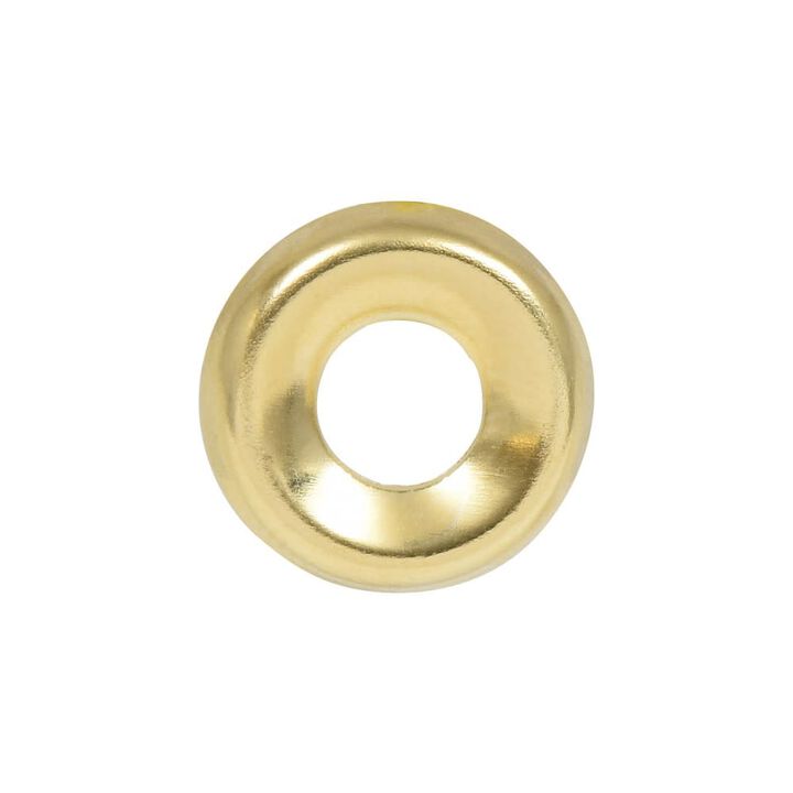 Hillman #12 Brass Countersunk Finishing Washer 100pk, large image number 1