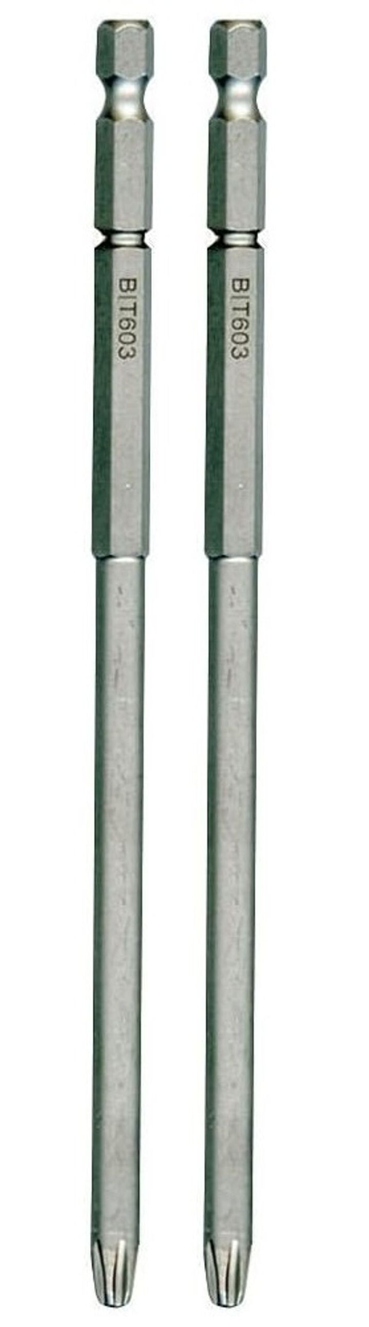 Senco DuraSpin #2 x 7-3/8 Inch Length Steel Rex Drive Bit, 2 Pieces