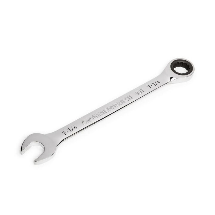 GEARWRENCH 1-1/4in 90T 12 Point Ratcheting Combination Wrench, large image number 6