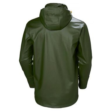 Helly Hansen PU Gale Waterproof Rain Jacket Army Green Medium, large image number 3