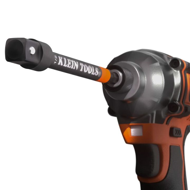 Klein Tools 6 Inch Impact Driver and Socket Extension Bar Set 4 Piece, large image number 5