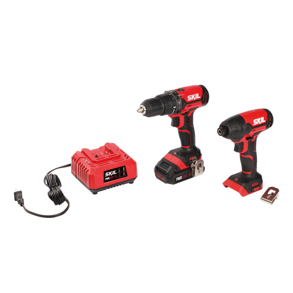SKIL 20V DRILL DRIVER & IMPACT DRIVER KIT CB739001 Acme Tools