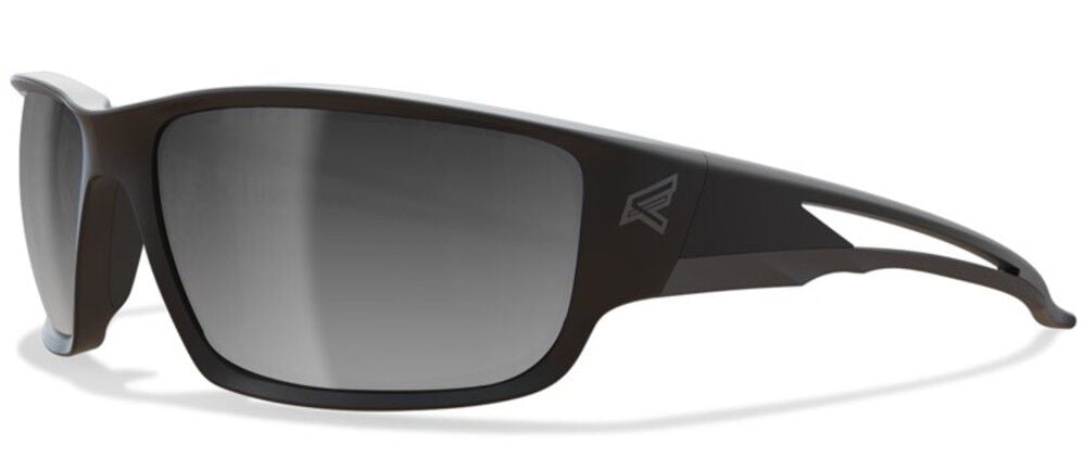 Edge Kazbek Safety Glasses Black Frame Silver Mirror Lens – SK117