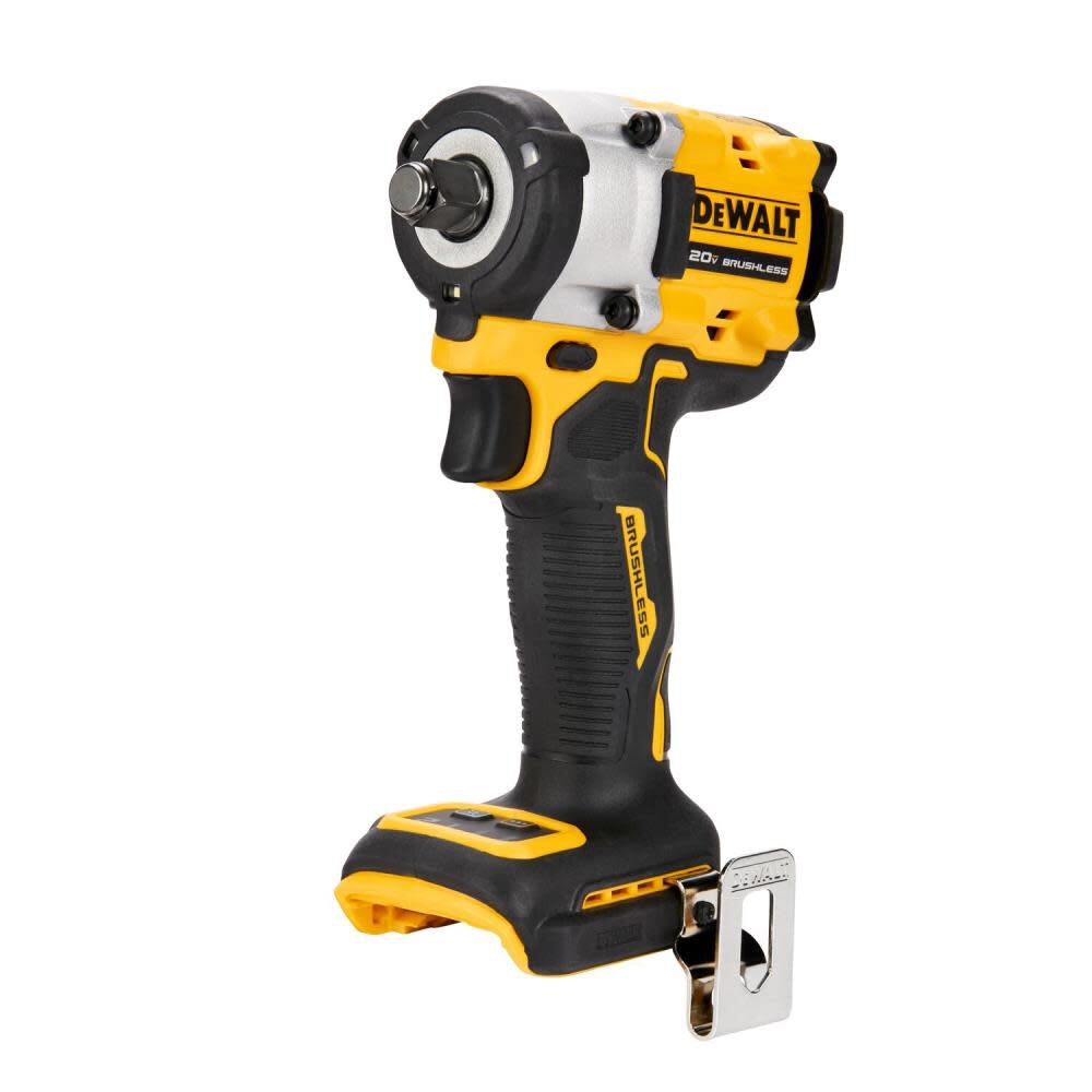 DEWALT ATOMIC 20V MAX 1/2" Cordless Impact Wrench with Hog Ring (Bare Tool) and Protective Boot, large image number 2
