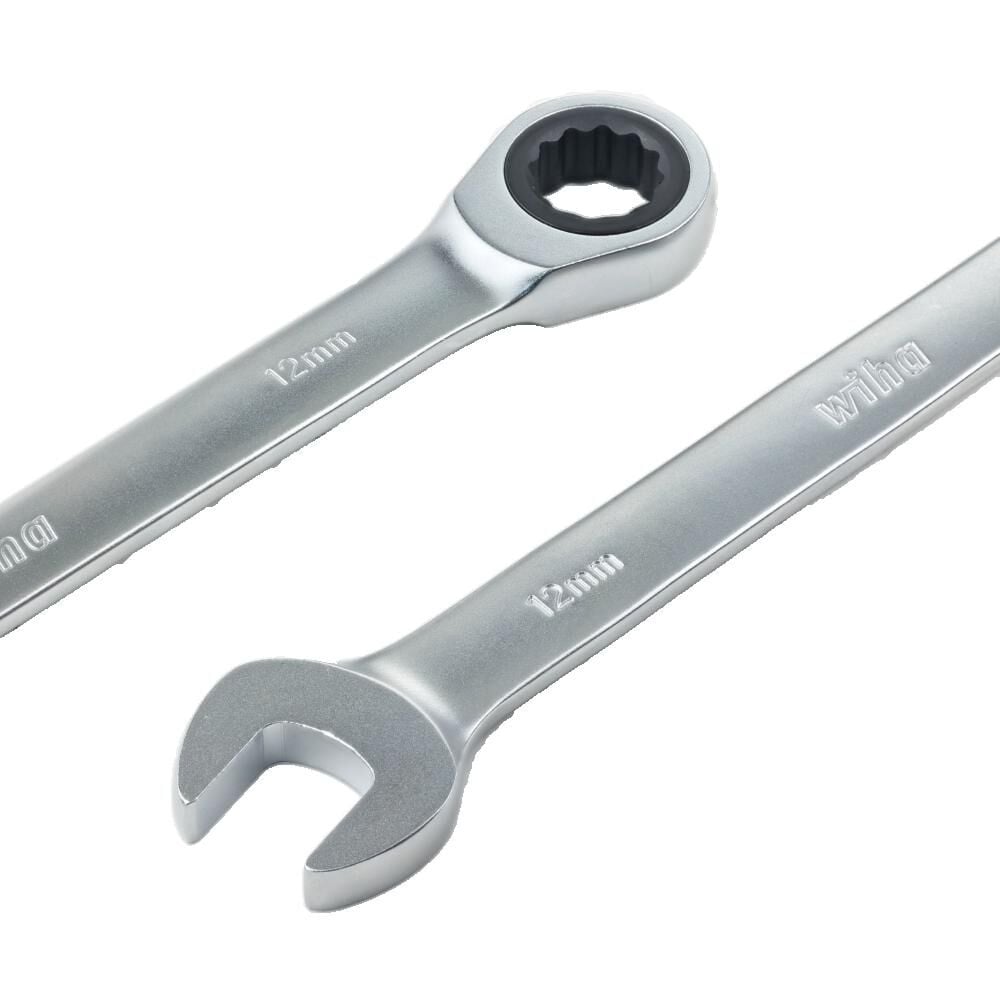 Wiha Combination Ratchet Wrench Set Metric 7pc, large image number 4