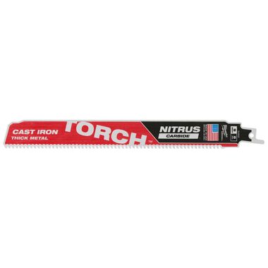 Milwaukee 9inch 7TPI The TORCH for Cast Iron with NITRUS CARBIDE 1PK