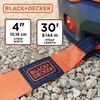 Black and Decker 4 Inch x 30 Ft Heavy Duty Recovery Strap 20000 LB Break Strength, small image number 5