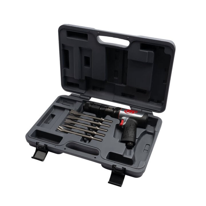 Ingersoll Rand Air Hammer and 5-Piece Chisel Set, 2600 BPM, large image number 1