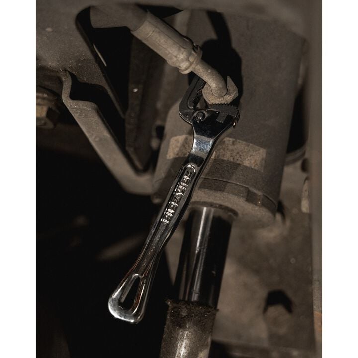 Pipe Vise Micro 5 6 Inch Self-Adjusting Wrench with Contoured Handle, large image number 9