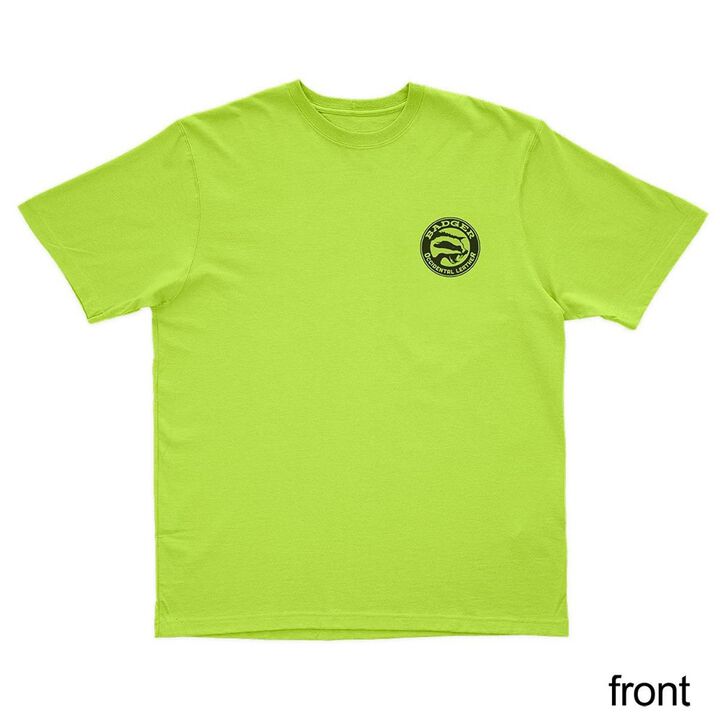 Badger Tool Belts Oversized Cotton T-Shirt, Safety Green, XL