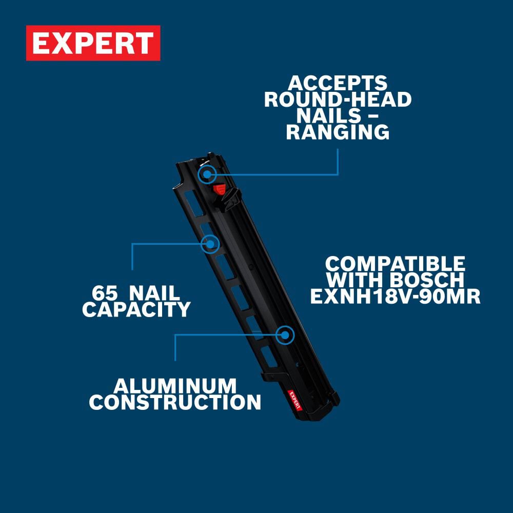 Bosch EXPERT Extended Magazine for 21 Degree Nailer, large image number 2