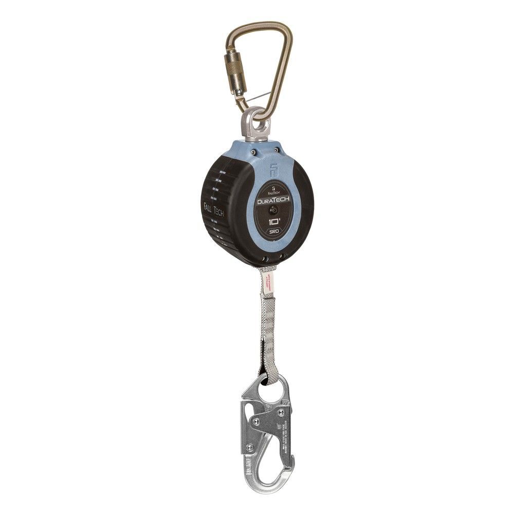 Falltech DuraTech 10' Single Leg Web SRL with Hook & Carabiner, large image number 1