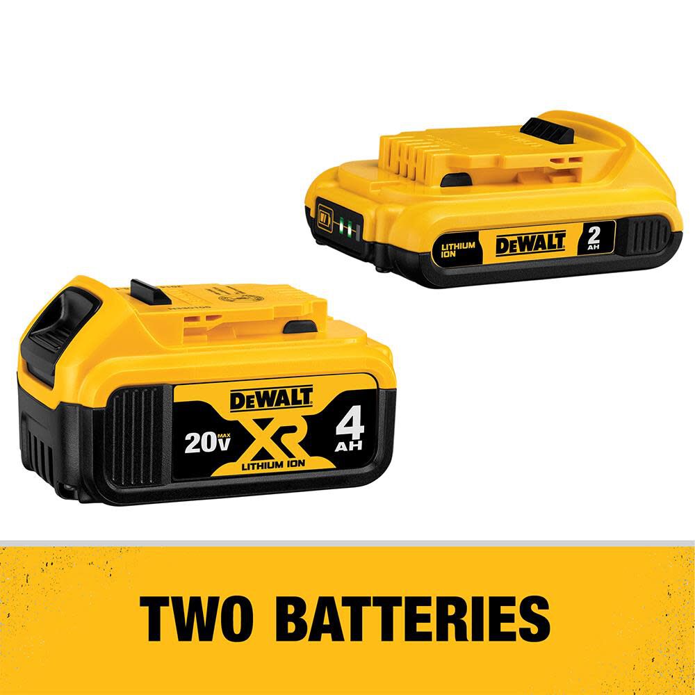 Dewalt 20v max cordless online drill combo kit dck551d1m1
