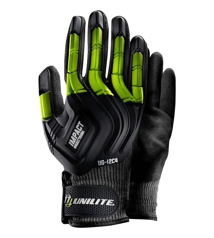 Malco Products A4 Impact Resistant Gloves HPPE Nitrile Medium