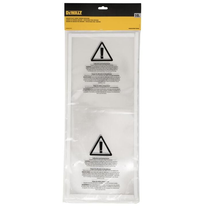 DEWALT Window Protectors for Abrasive Blast Cabinet, 10 Pack, large image number 2