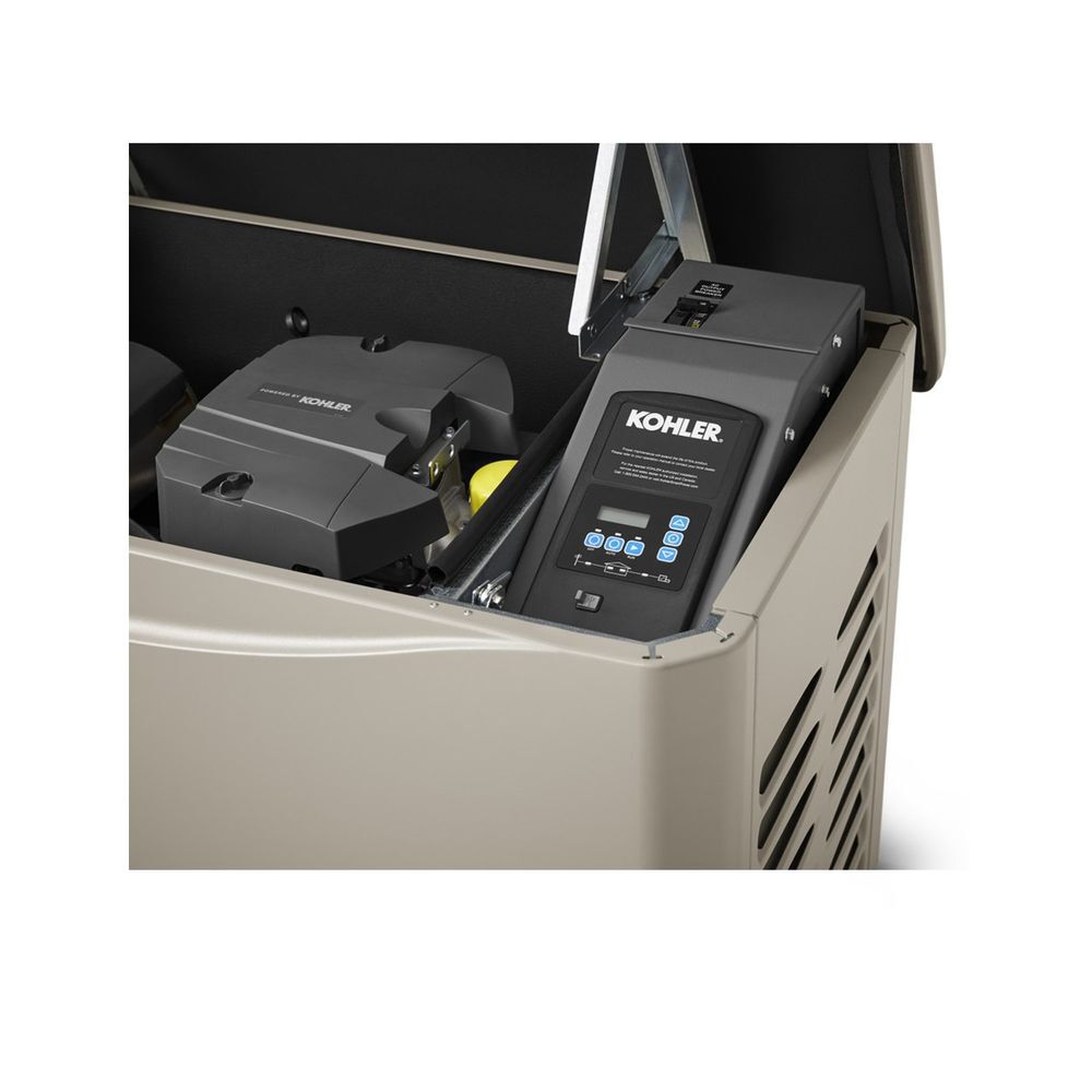 Kohler Power 14,000 Watt (14kW) Dual Fuel 50-State Air-Cooled Home Standby Generator, large image number 4