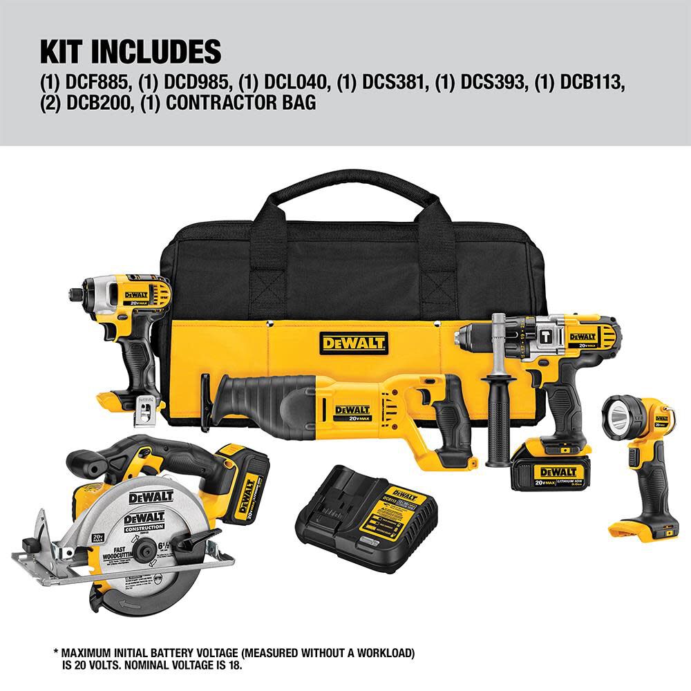 Dewalt cordless set 2025 20v