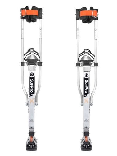 Surpro Premium Stilts Flex Foot Twin Sided Aluminum Size 26-40in