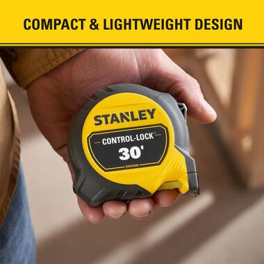 Stanley 30 ft. CONTROL-LOCK Tape Measure, large image number 1