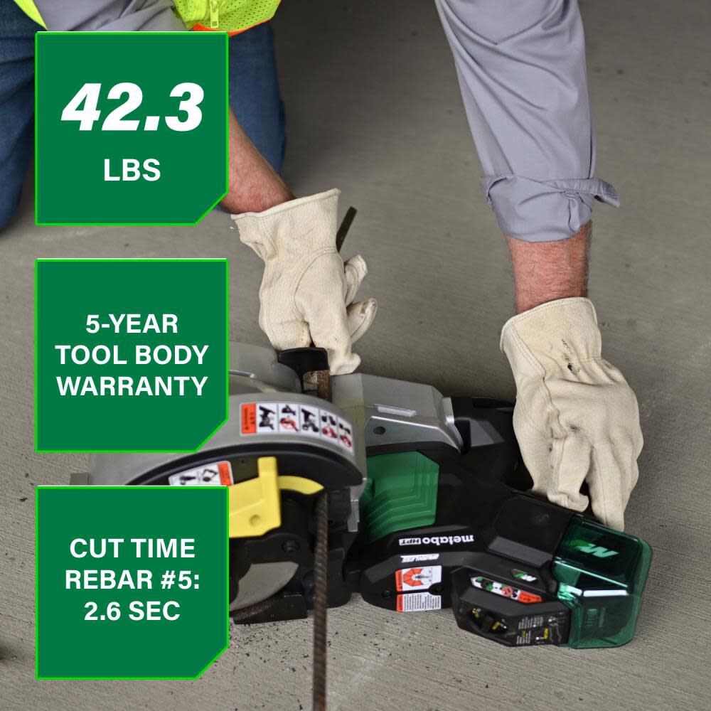 Metabo HPT 36V MultiVolt Portable Rebar Bender/Cutter Kit & 36V Multi Volt AC Adapter Bundle, large image number 3