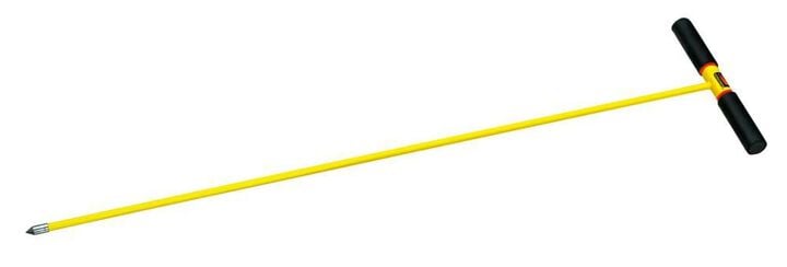 Structron Soil Probe Cast Metal Tip Head Yellow Fiberglass Shaft Handle