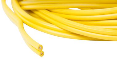 Bergen Industries 50 ft. 14/2 Flat Wire 5-Lamp Plastic Cage Temporary Light Stringer 10 ft. Centers Yellow, large image number 4