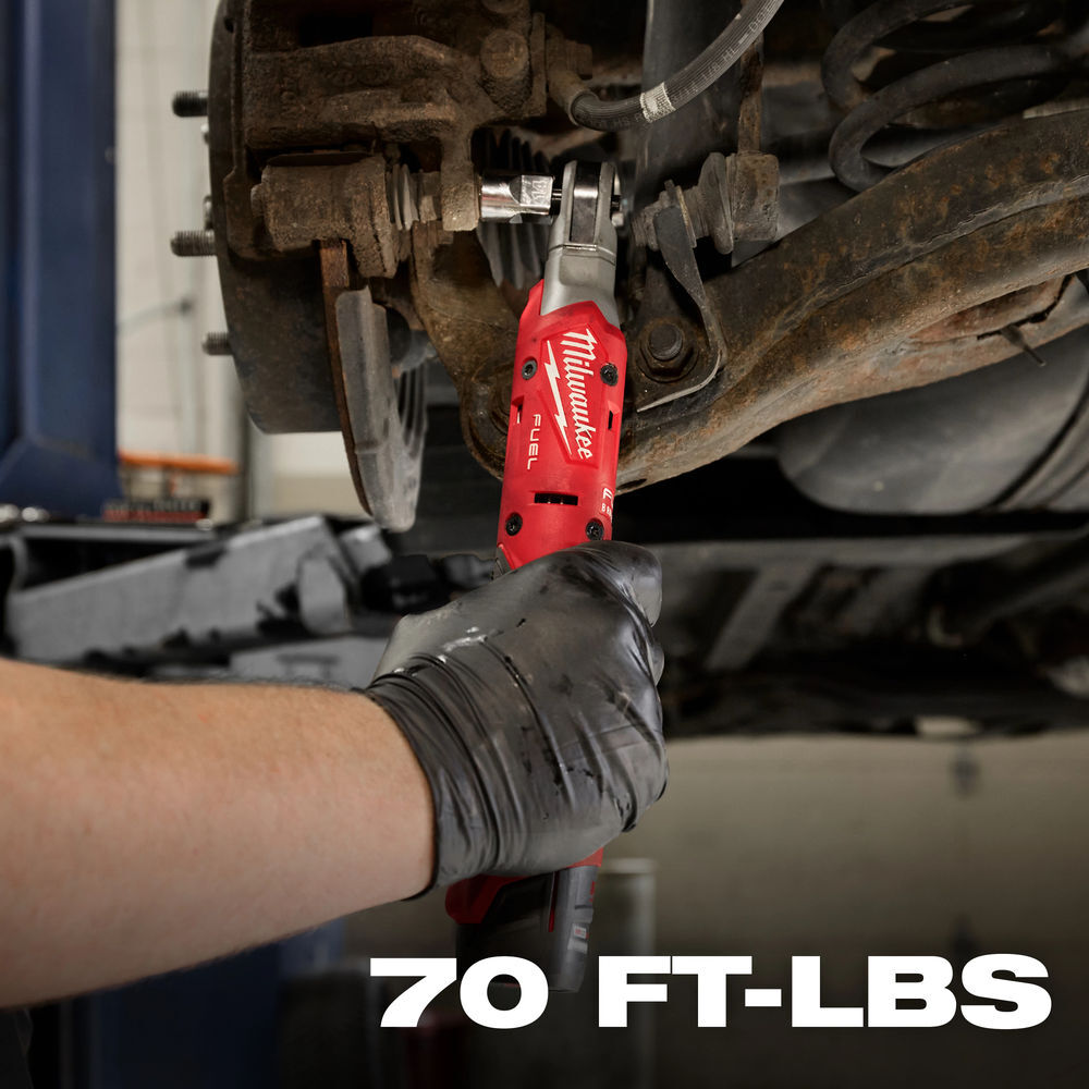 Milwaukee M12 FUEL 3/8 Inch Ratchet Kit & Protective Boot Bundle, large image number 12