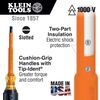 Klein Tools Insulated 1/4 In. Cabinet Tip Screwdriver with 4 In. Shank, small