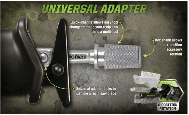 Reciprotools Recipro Universal Adapter for Reciprocating Saws, large image number 2