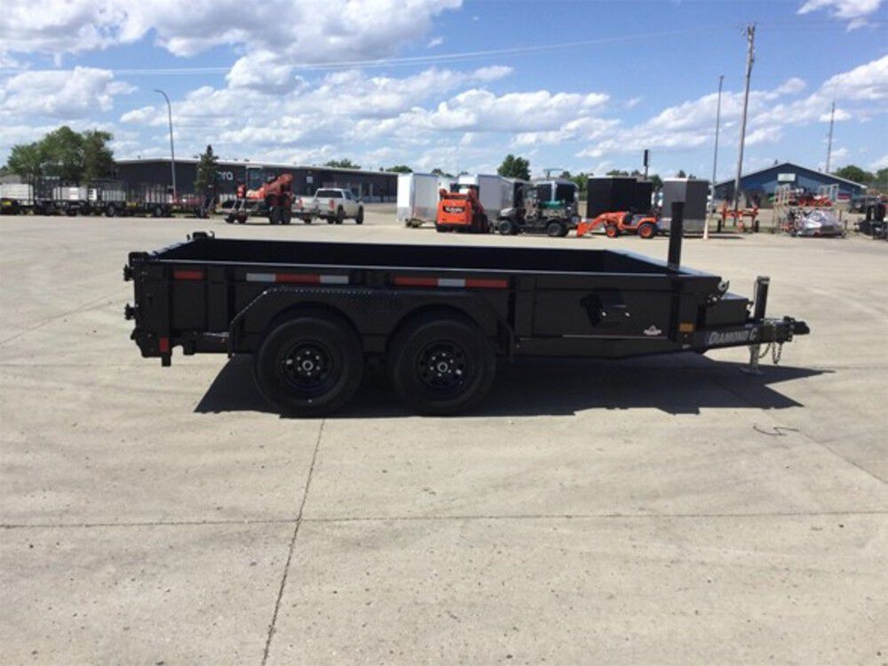 Diamond C MDT 12 Ft Tandem Axle Dump Trailer Used 2024, large image number 5
