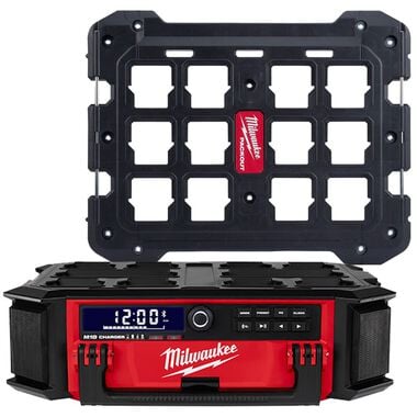 Milwaukee M18 PACKOUT Radio + Charger with Mounting Plate Bundle, large image number 0