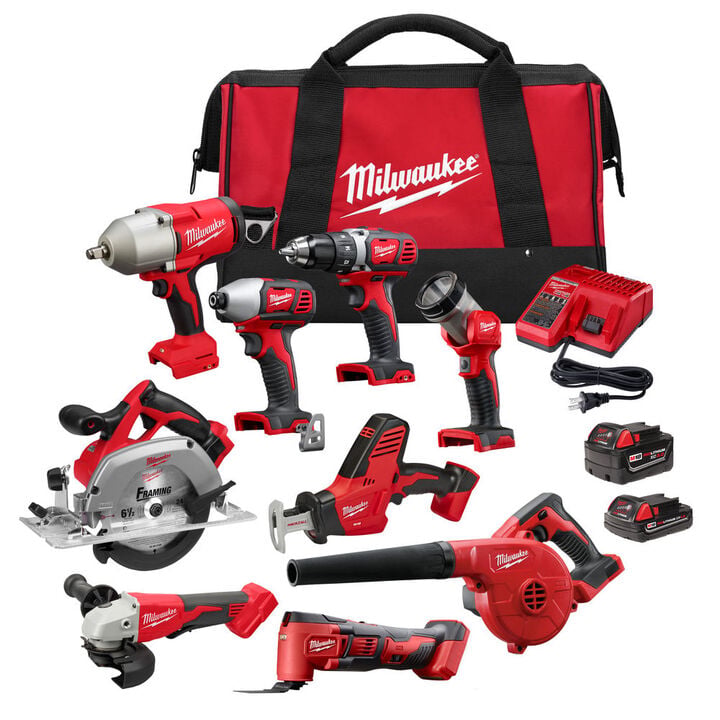 Milwaukee M18 9 Tool Combo Kit
