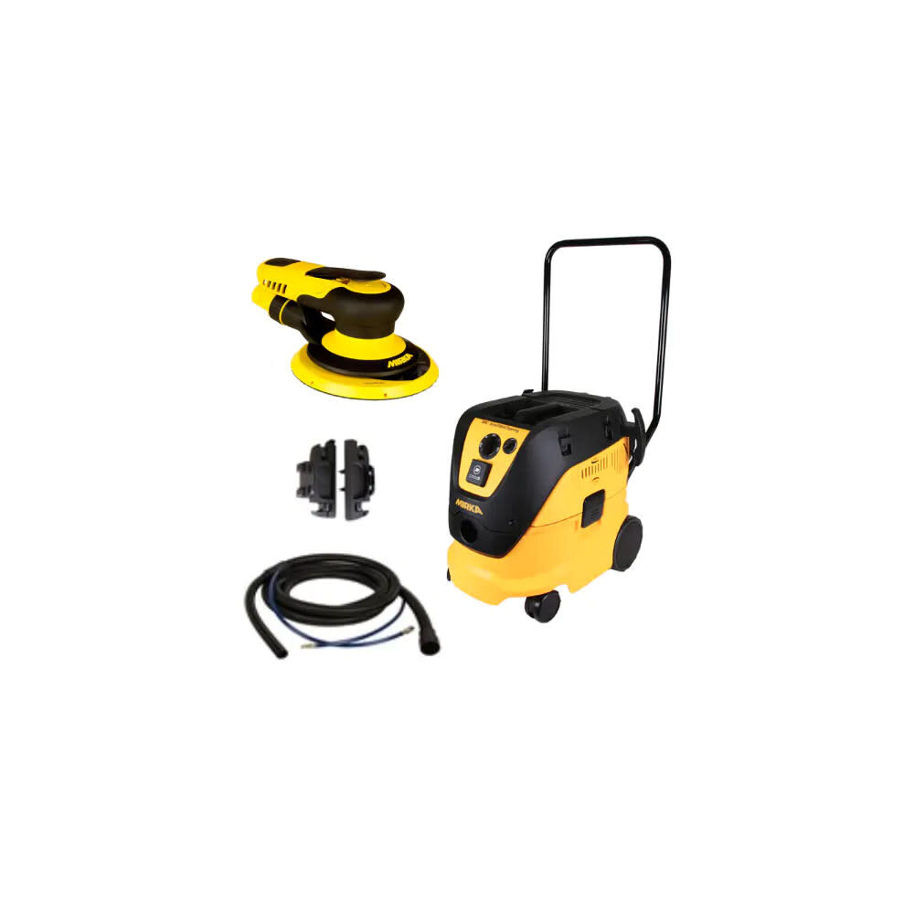 Mirka 6in 5mm Orbit Sander Dust Free Handle System MUSDF 6HSP5