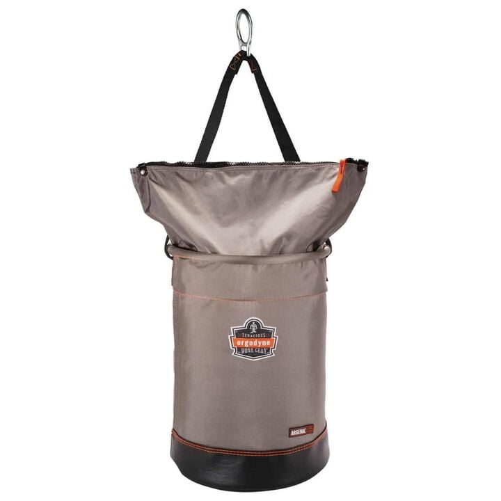 Ergodyne 5973 L Gray Hoist Bucket with D Rings