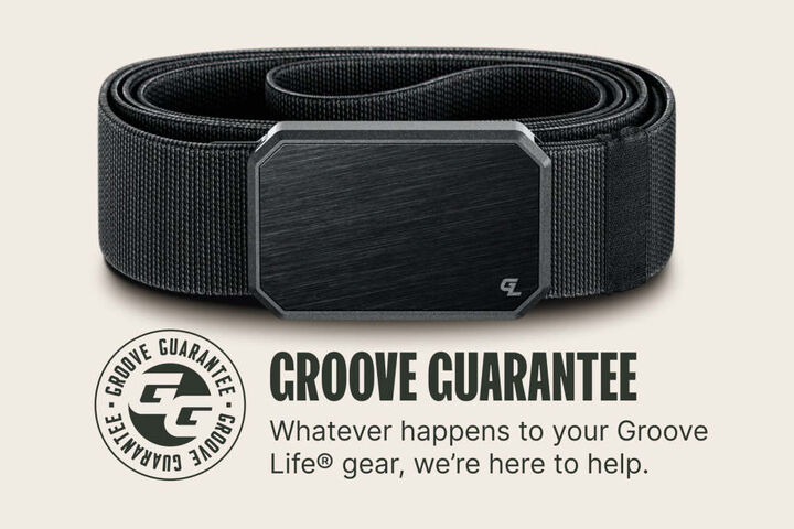Groove Life OG Groove Stretch Performance Belt Abyss Navy with Gun Metal Buckle OSFM, large image number 6