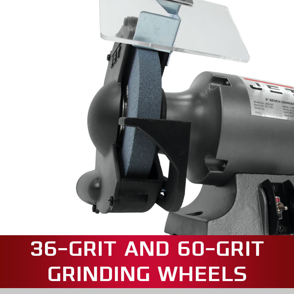 JET 8in Shop Bench Grinder with Stand, large image number 5