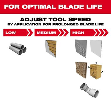Milwaukee NITRUS CARBIDE Extreme Materials Universal Fit OPEN LOK Multi Tool Blade 3pk, large image number 7