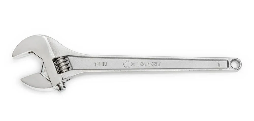 Crescent 15-in Steel Adjustable Wrench - AC215VS