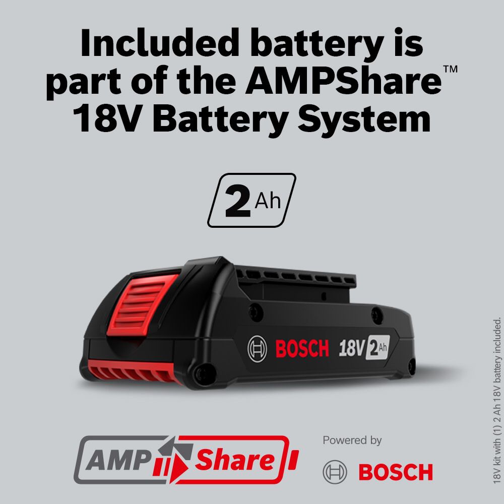 Bosch 18V EC 1/4in & 1/2in Two-in-One Bit/Socket Impact Driver Kit, large image number 17