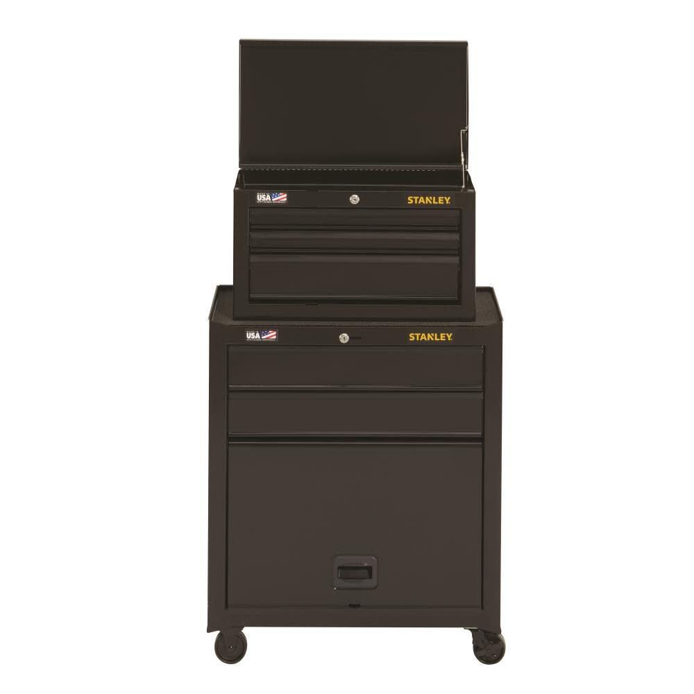 Stanley 26 in. W 100 Series 5-Drawer Tool Chest & Cabinet – STST22656BK