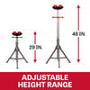 JET Folding Pipe Jack Stand with Steel Rollers, small image number 3