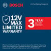 Bosch 12V Max Lithium-Ion Battery and Charger Starter Kit, small image number 4