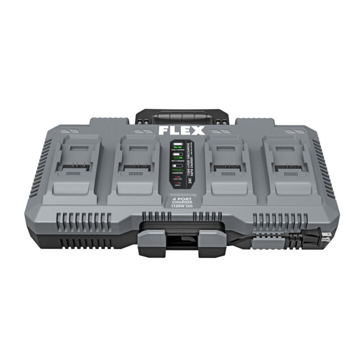 FLEX STACK PACK 24V Rapid Battery Charger 4 Port, large image number 2