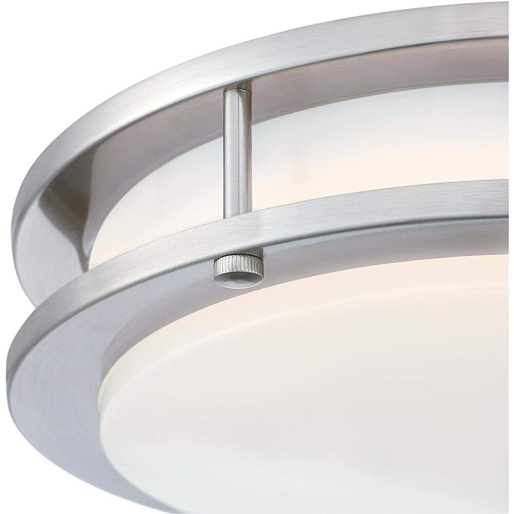 Westinghouse 11in 19W Brushed Nickel LED Ceiling Light Fixture, large image number 3