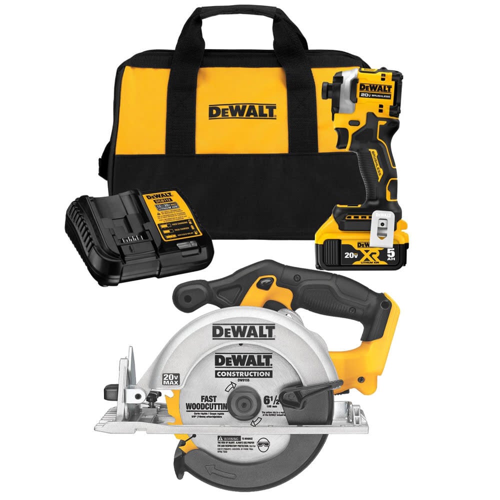 Dewalt circular saw shop and impact driver